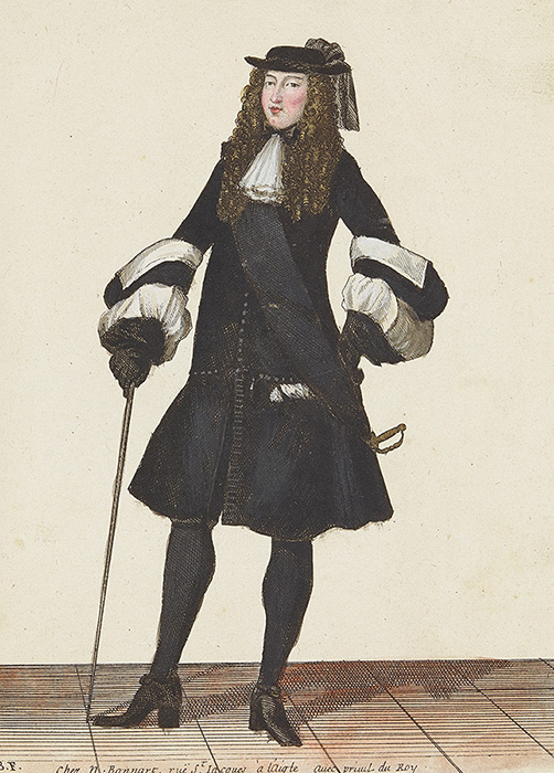 Louis XIV fashion. Duchess court dress, 1693.